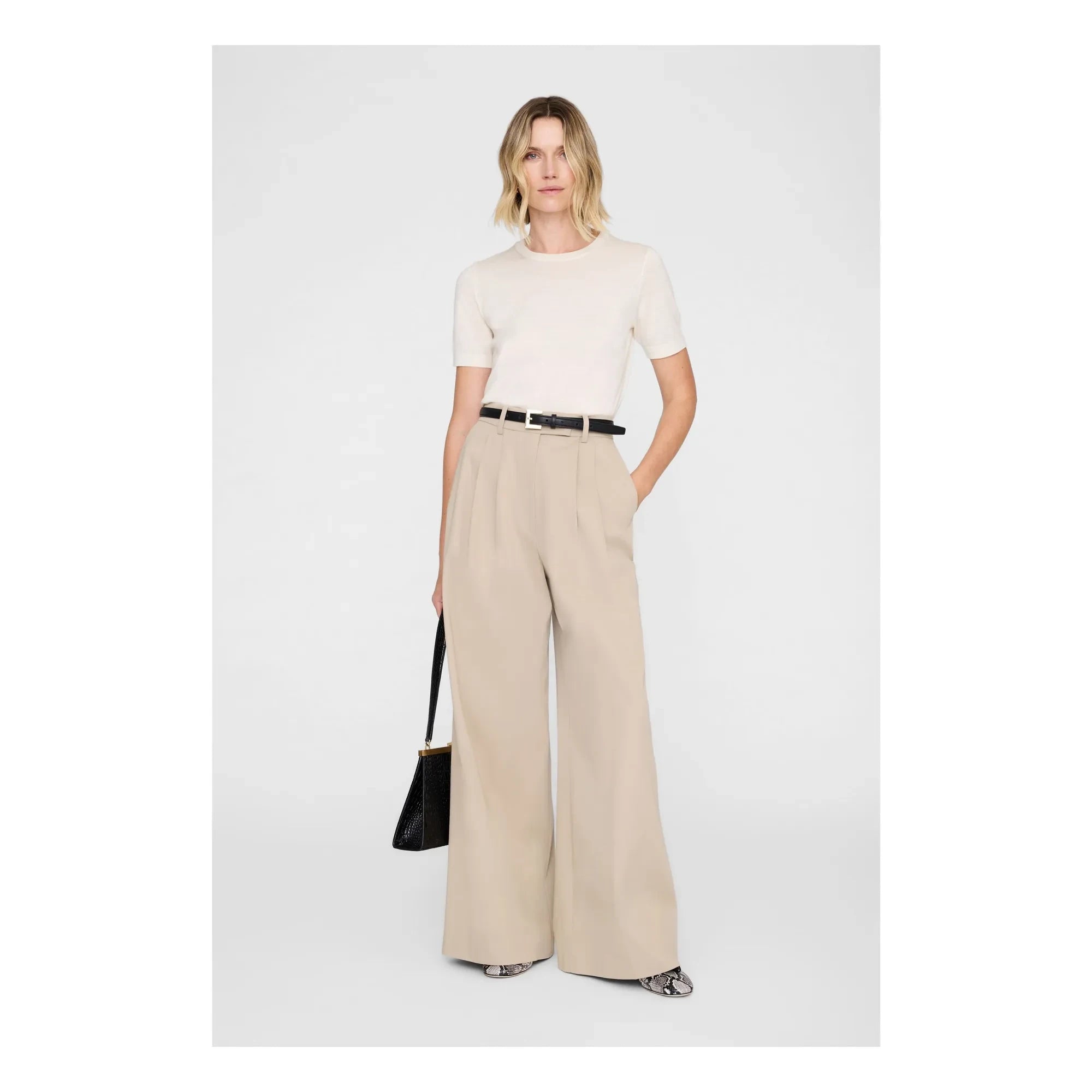 Anine Bing - Pantalón Lou | Beige