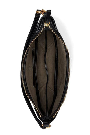 Bolso hobo de cuero Polo Ralph Lauren para mujer