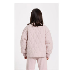 Smallable Kid - Bomber acolchada de lana | Rosa pálido