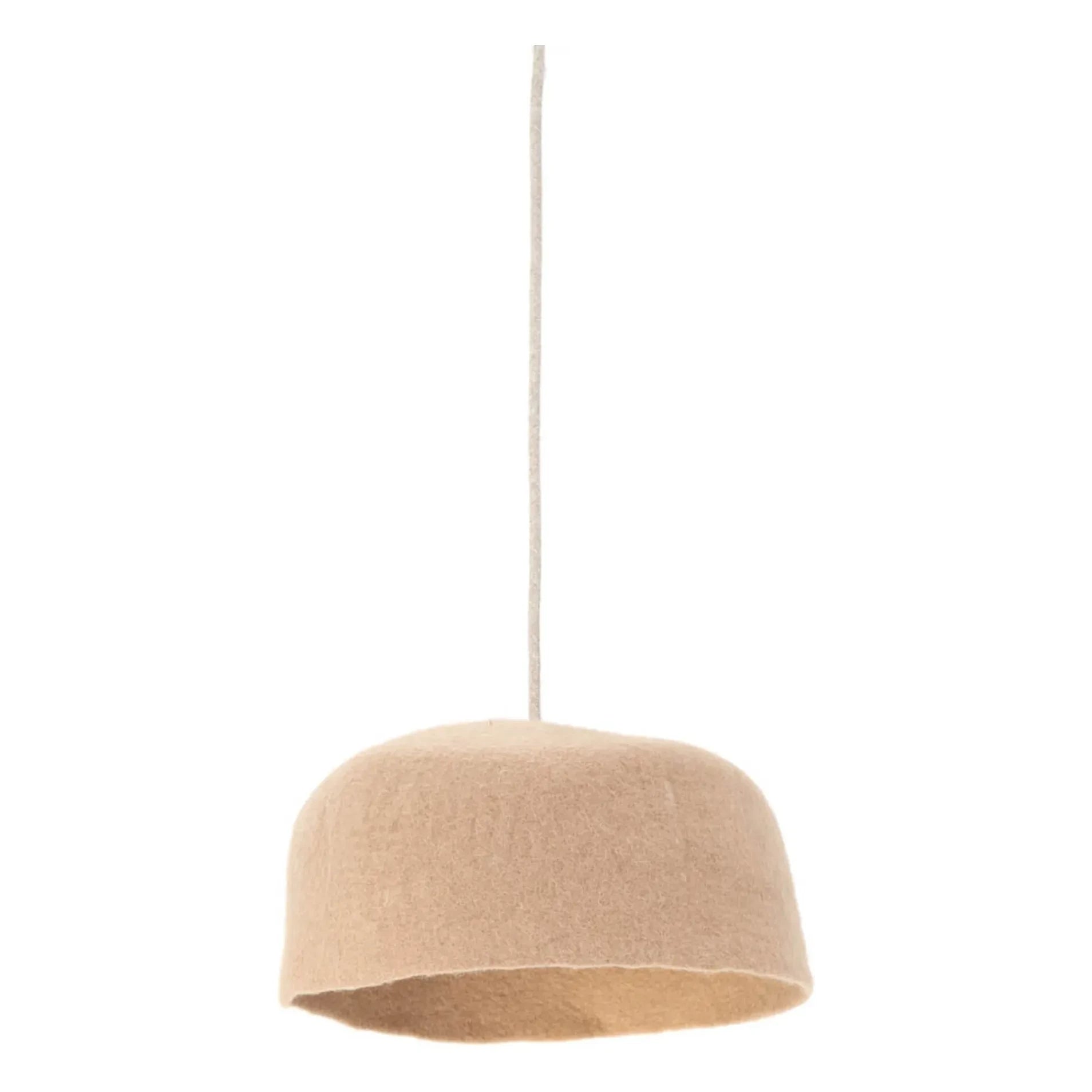 Muskhane - Lámpara de fieltro Yurta | Beige
