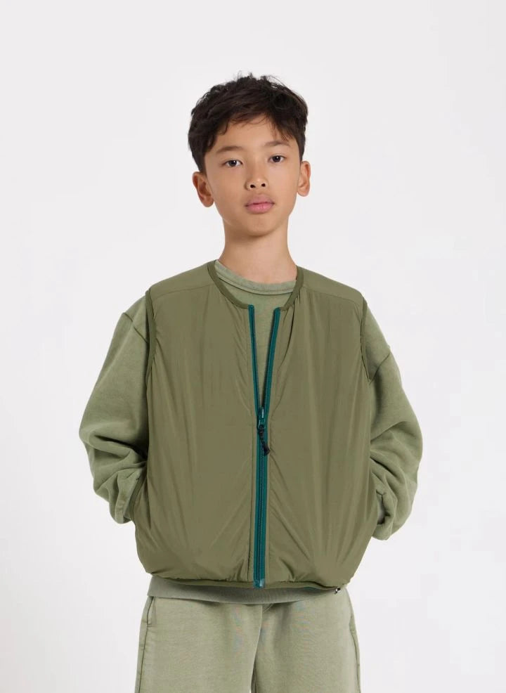 Finger in the nose - Peasy Sherpa Chaqueta sin mangas | Verde