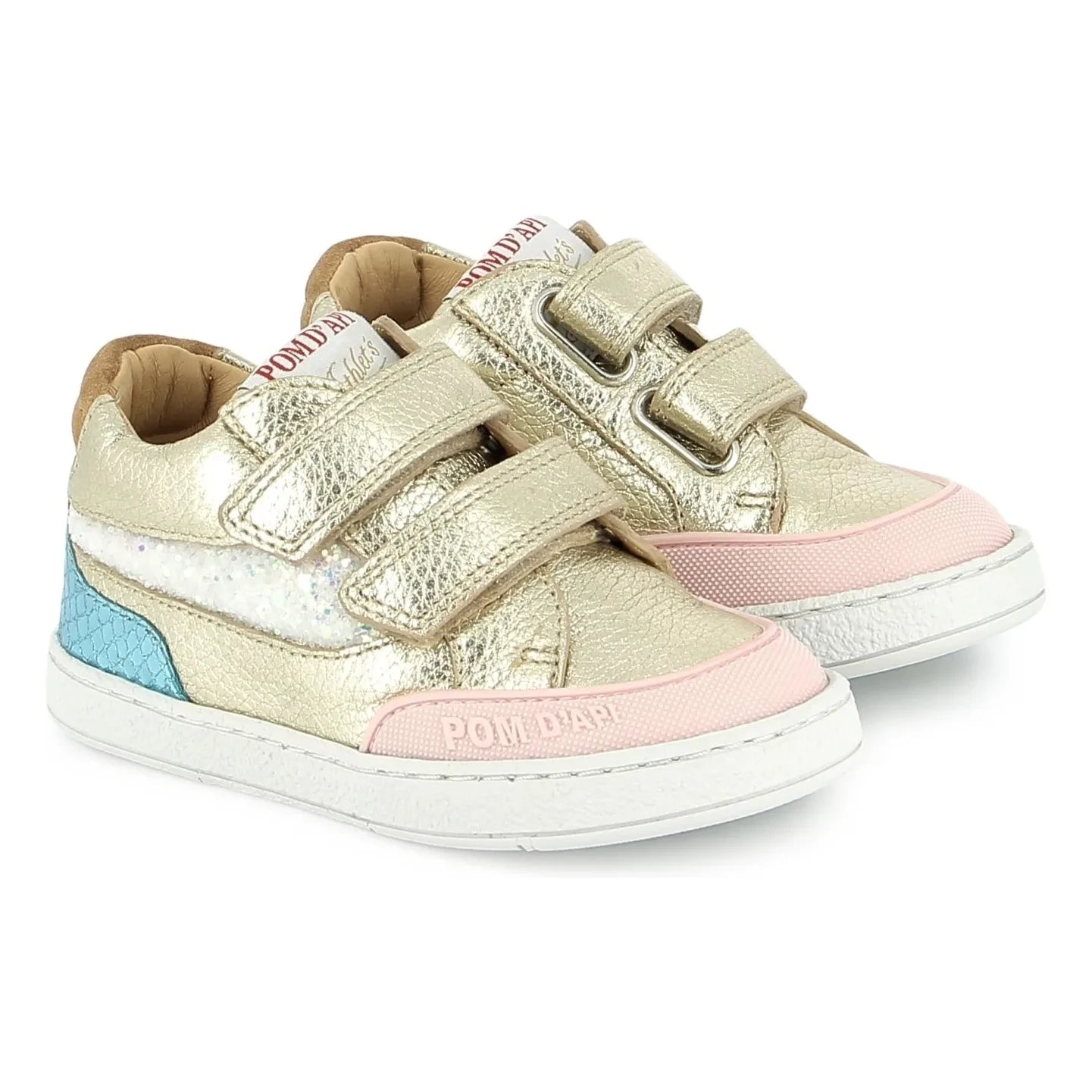 Pom d'Api - Zapatilla de espuma Backy | Dorado