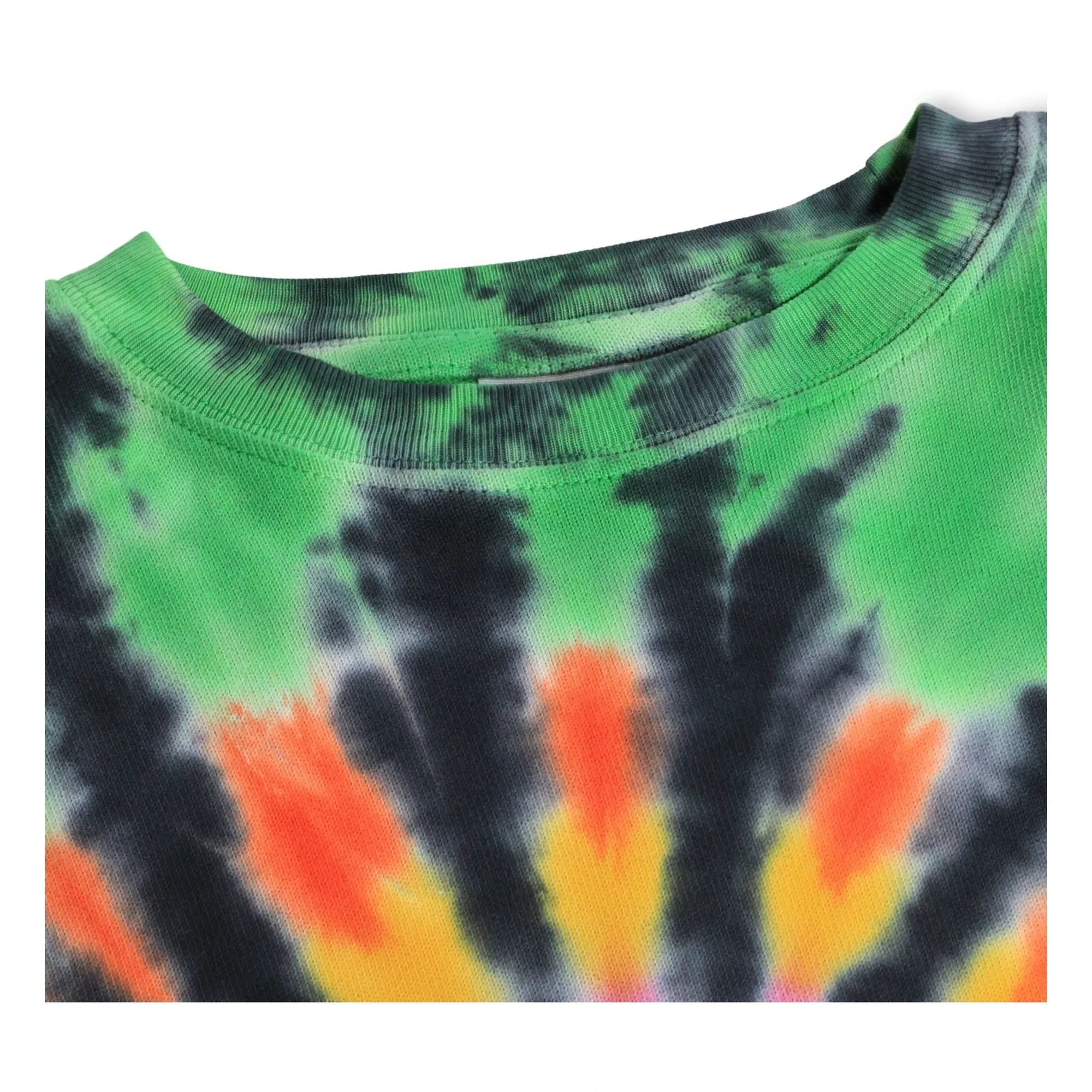 Molo - Sudadera de algodón orgánico Memphis Tie and Dye | Negro