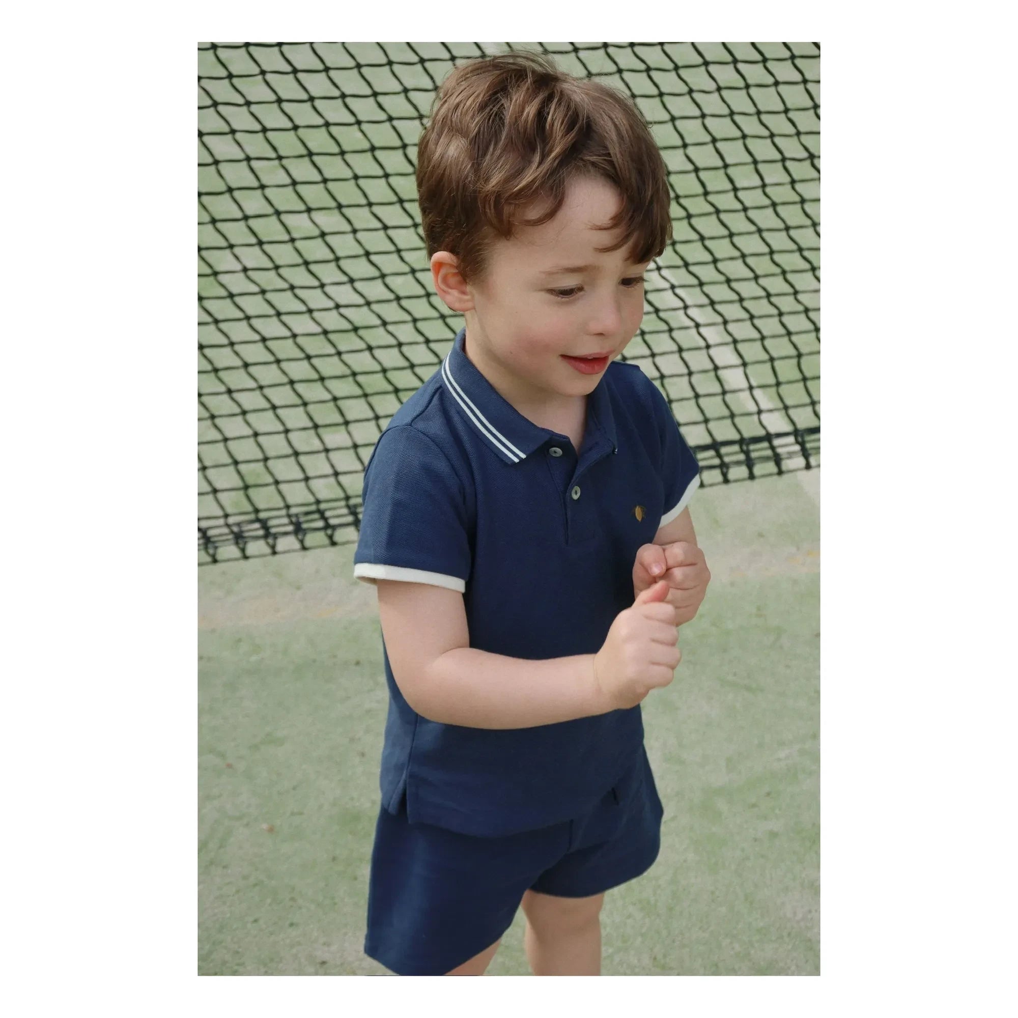 Konges Sløjd - Polo de algodón orgánico Florian | Azul marino