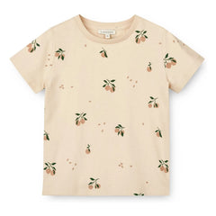 Liewood - Camiseta de algodón orgánico Apia melocotón | Crudo