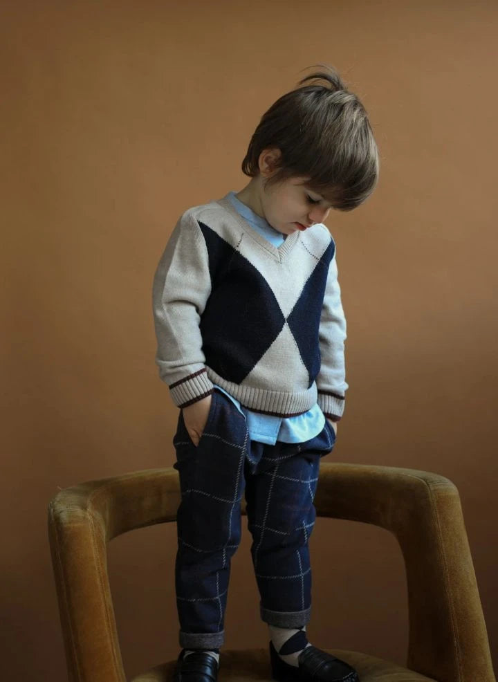 1+ in the family - Suéter de Lana Merino Kasper | Beige