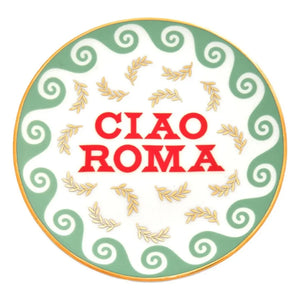 Bitossi - Plato Ciao Roma | Verde