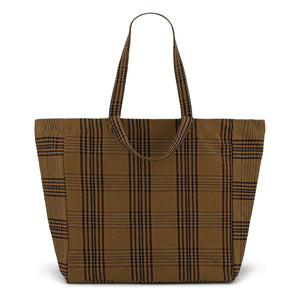 Rose in April - Bolso tote Elisa Tartán | Marrón