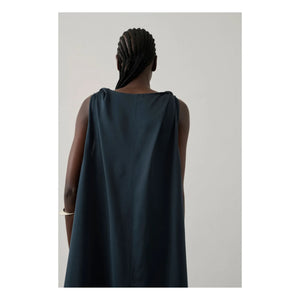 Soeur - Vestido de algodón Debby | Azul Petróleo