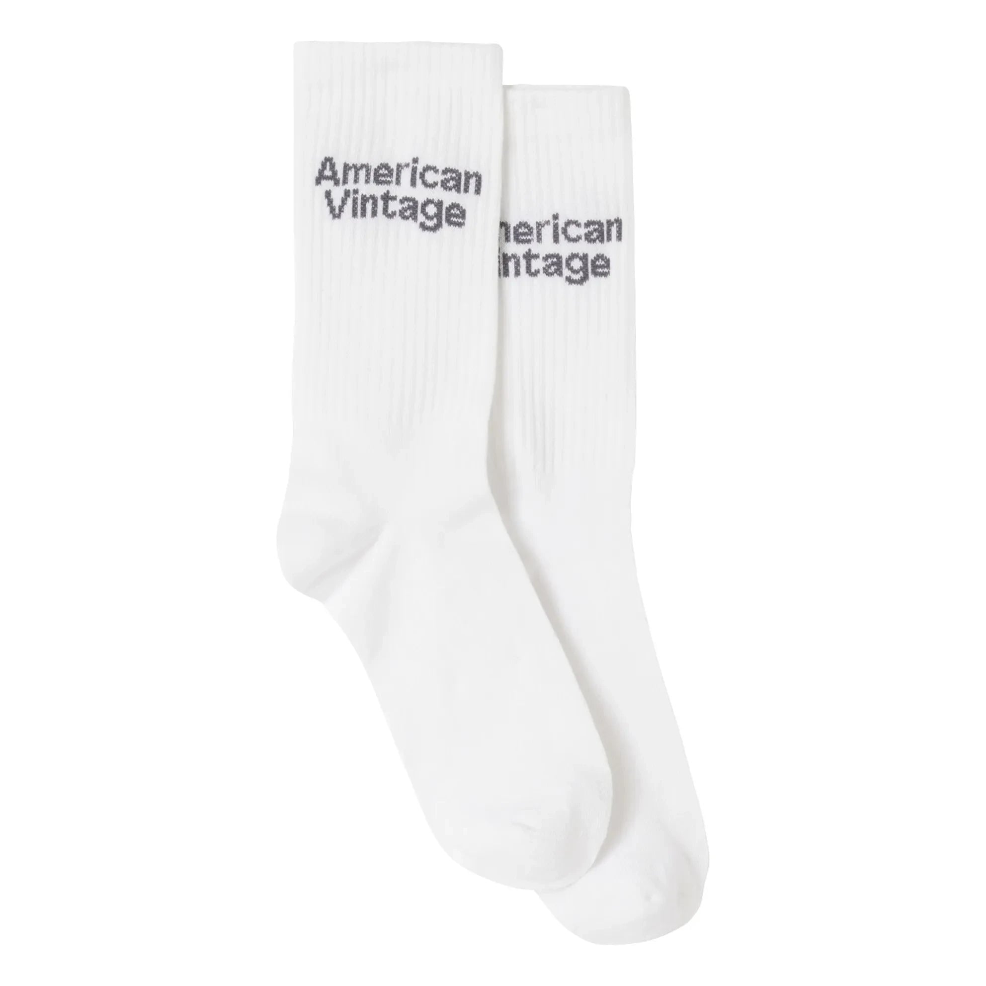 American Vintage - Calcetines de algodón Clypsun | Blanco