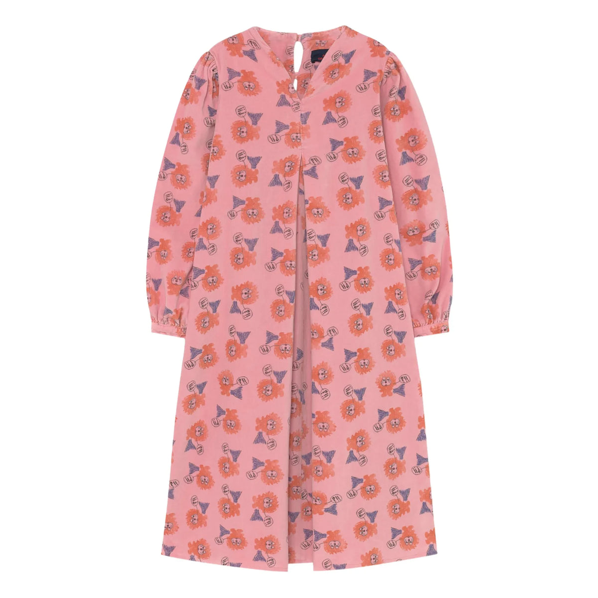 The Animals Observatory - Vestido de terciopelo Jirafa | Rosa