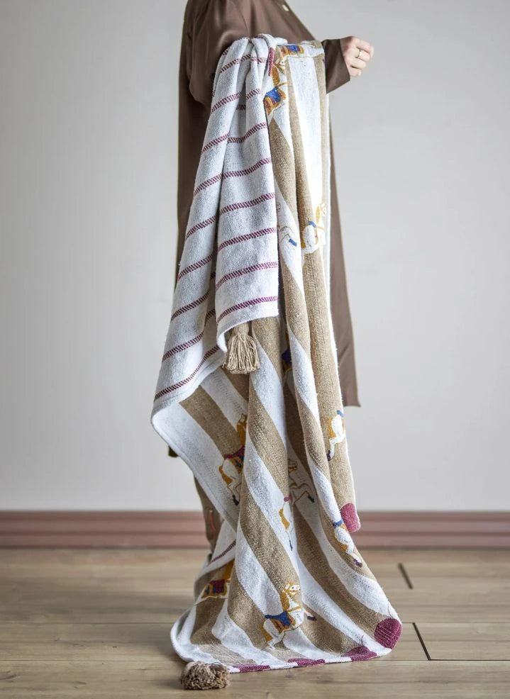 Bloomingville Mini - Colcha de Carrusel | Beige