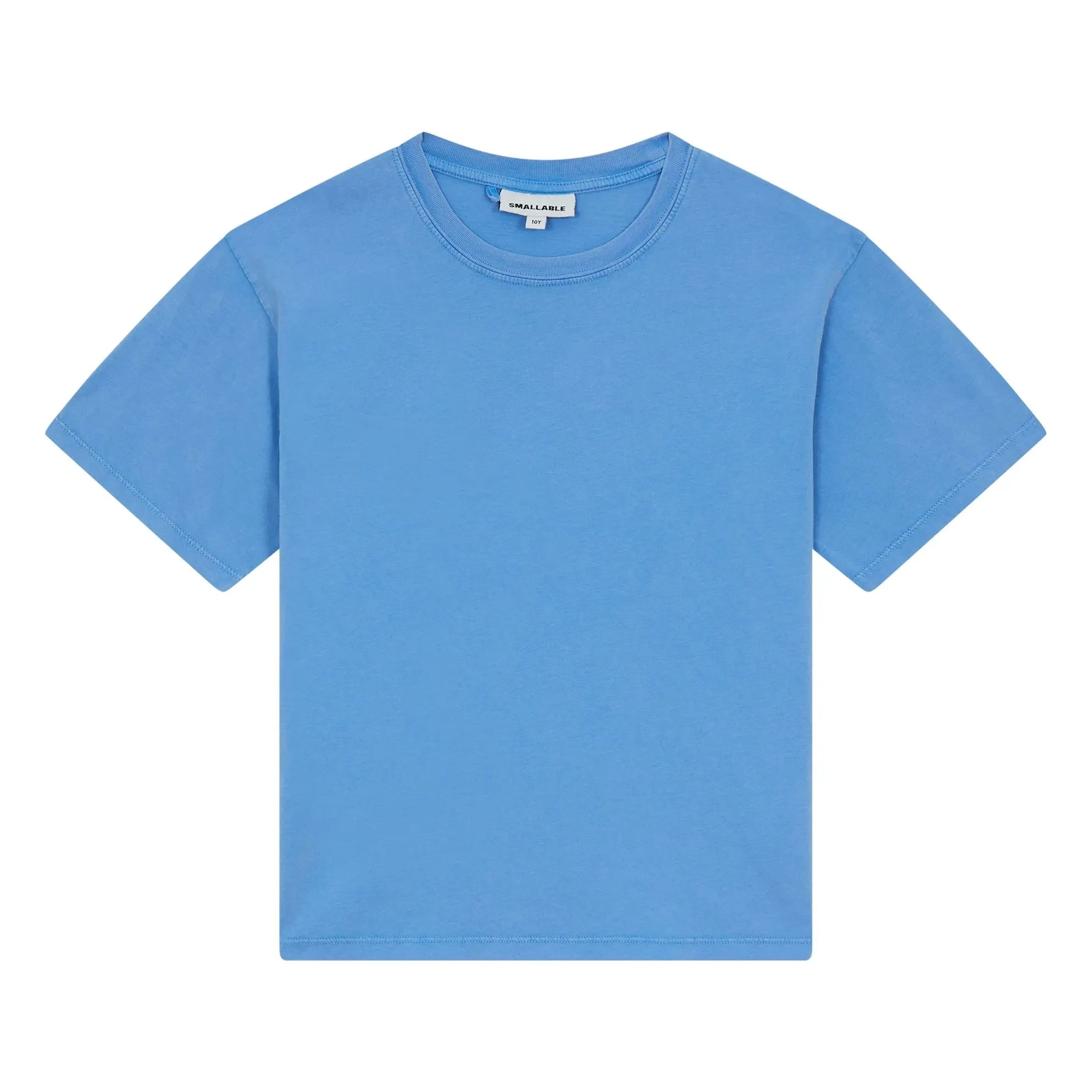 Camiseta de algodón orgánico Nils para niño de Smallable | Azul real