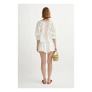 Posse - Blusa de algodón Danielle | Blanco