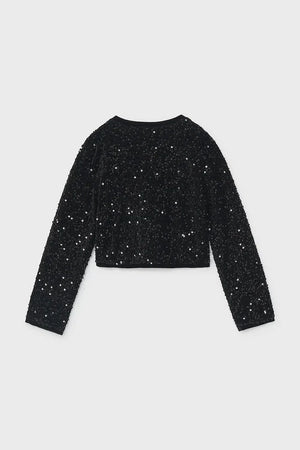 Chaqueta de terciopelo para niña Mayoral