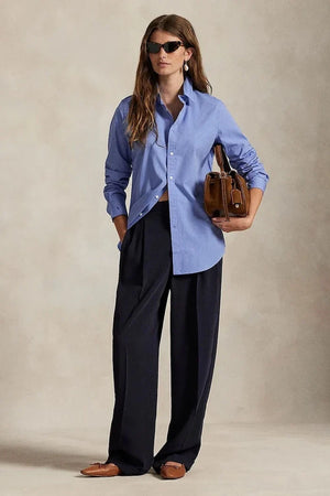 Camisa de algodón con elastano Polo Ralph Lauren para mujer
