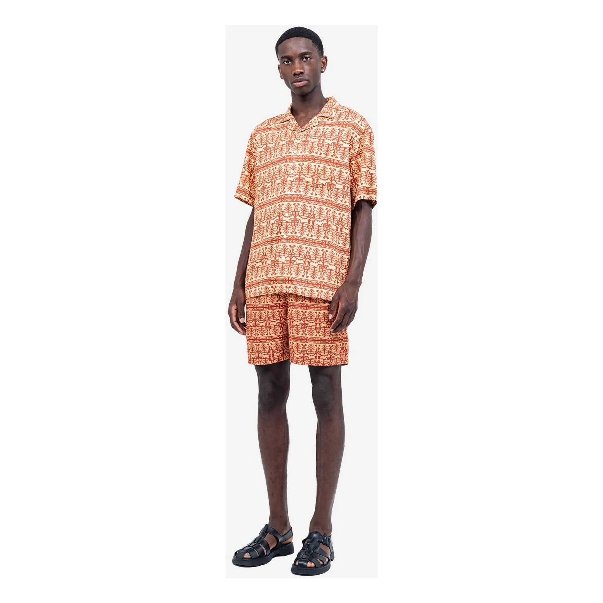 Olow - Camisa Aloha Bumba | Naranja