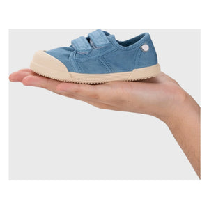 Igor - Zapatillas de lona con doble raya | Azul azur