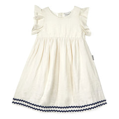 Mipounet - Vestido de lino Isaline | Crudo