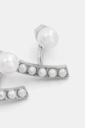Pendientes de latón con circonitas AllSaints para mujer