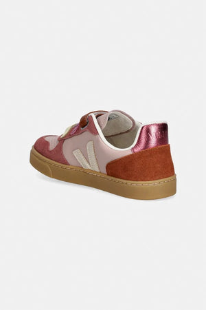 Zapatillas deportivas de piel Veja Small V-10 para niños