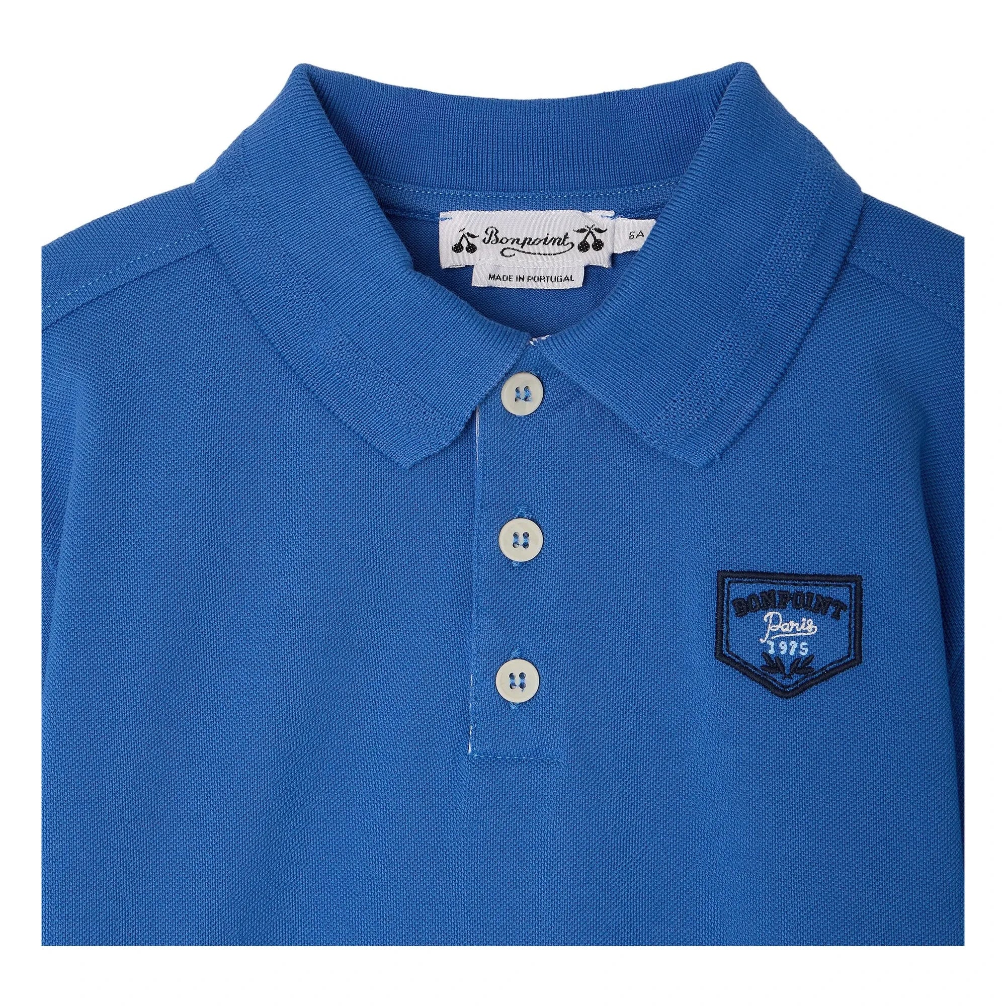 Bonpoint - Polo de algodón orgánico Elion | Azul real