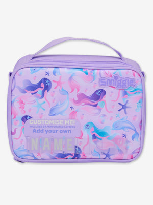 Smiggle - Fiambrera rectangular Aspire con etiqueta de nombre