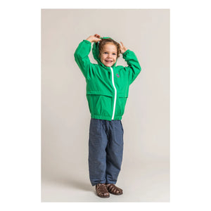 Chaqueta cortavientos Flotte - Bastille impermeable de fibra reciclada | Verde