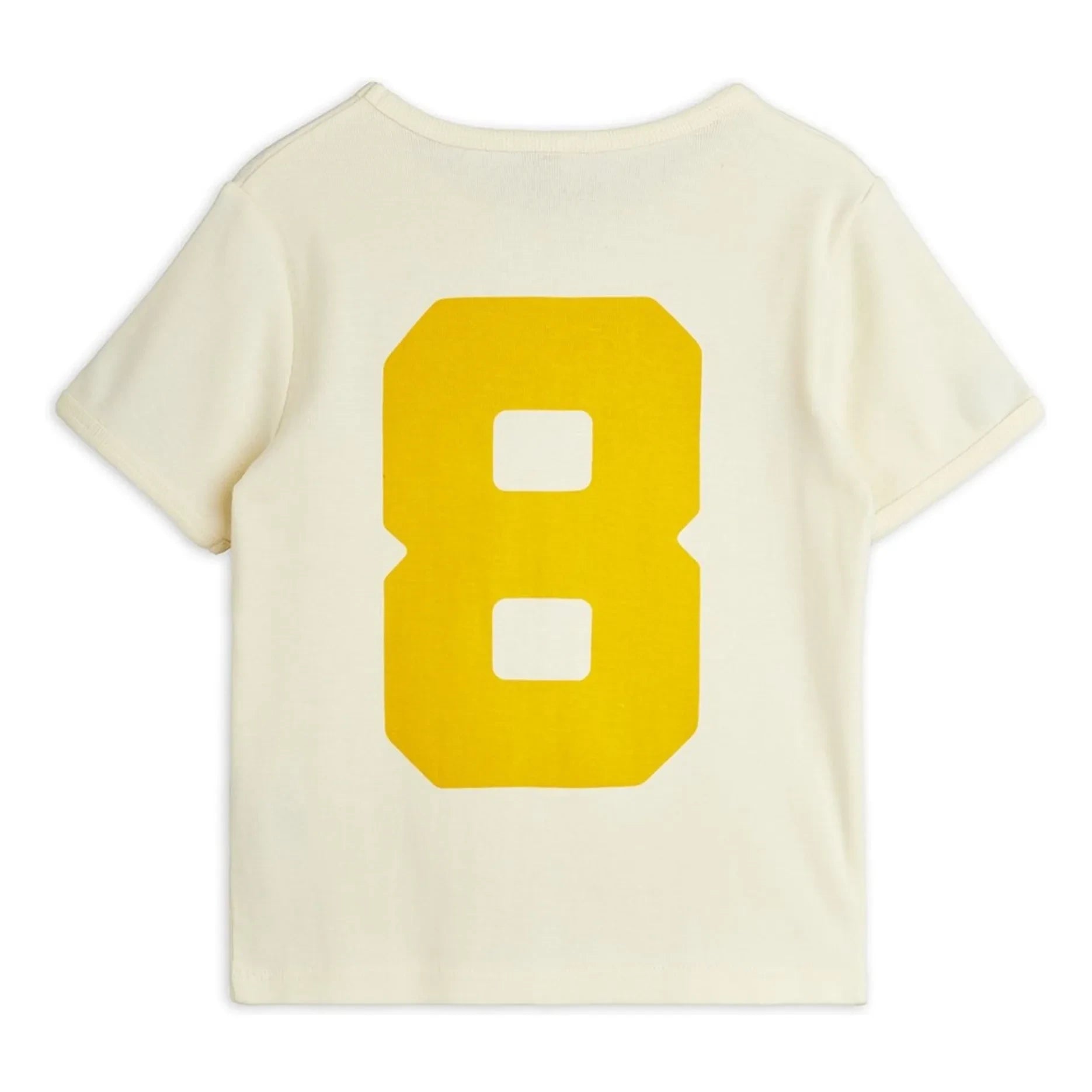 Mini Rodini - Camiseta de algodón orgánico Alien City 8 | Crudo
