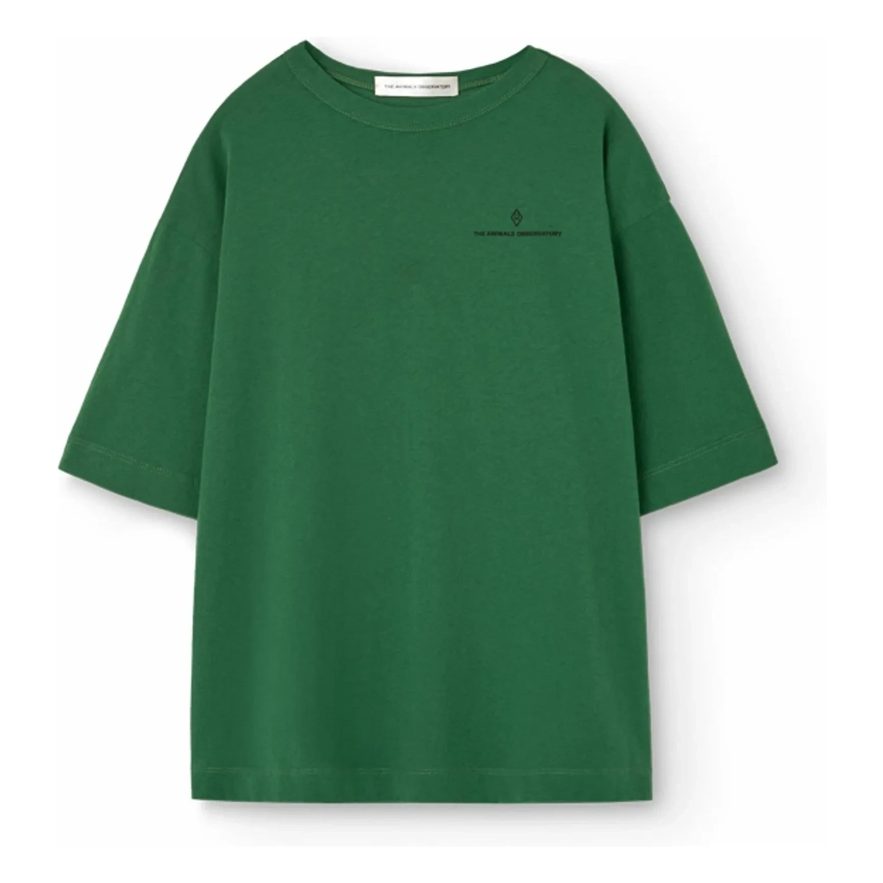 The Animals Observatory - Camiseta Collie Sourire Algodón orgánico | Verde cromo