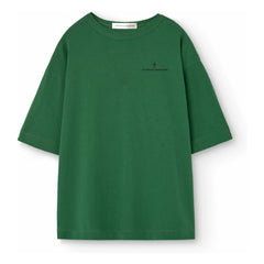 The Animals Observatory - Camiseta Collie Sourire Algodón orgánico | Verde cromo