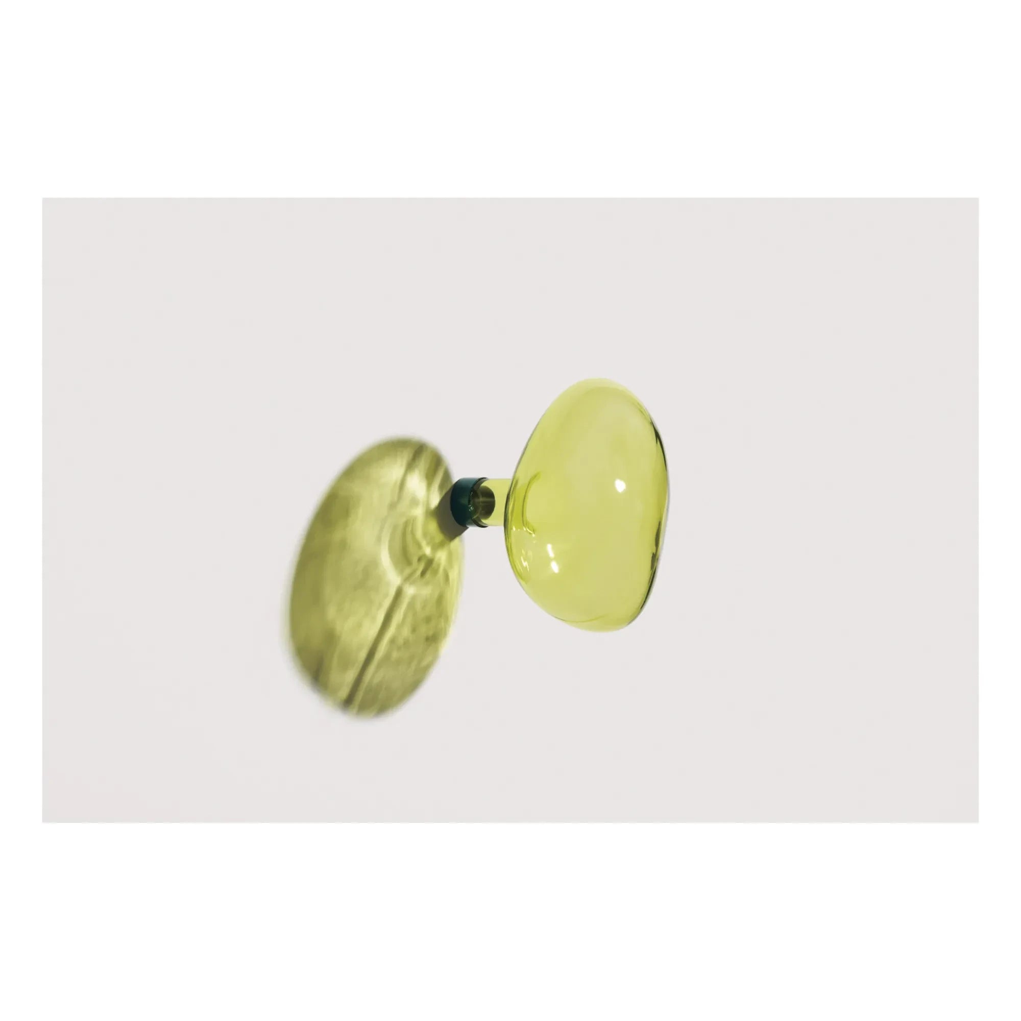 Pescaíto frito - Percha de cristal Bubble grande | Verde