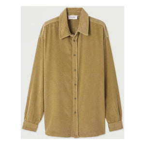 American Vintage - Camisa de terciopelo Padow | Caqui claro