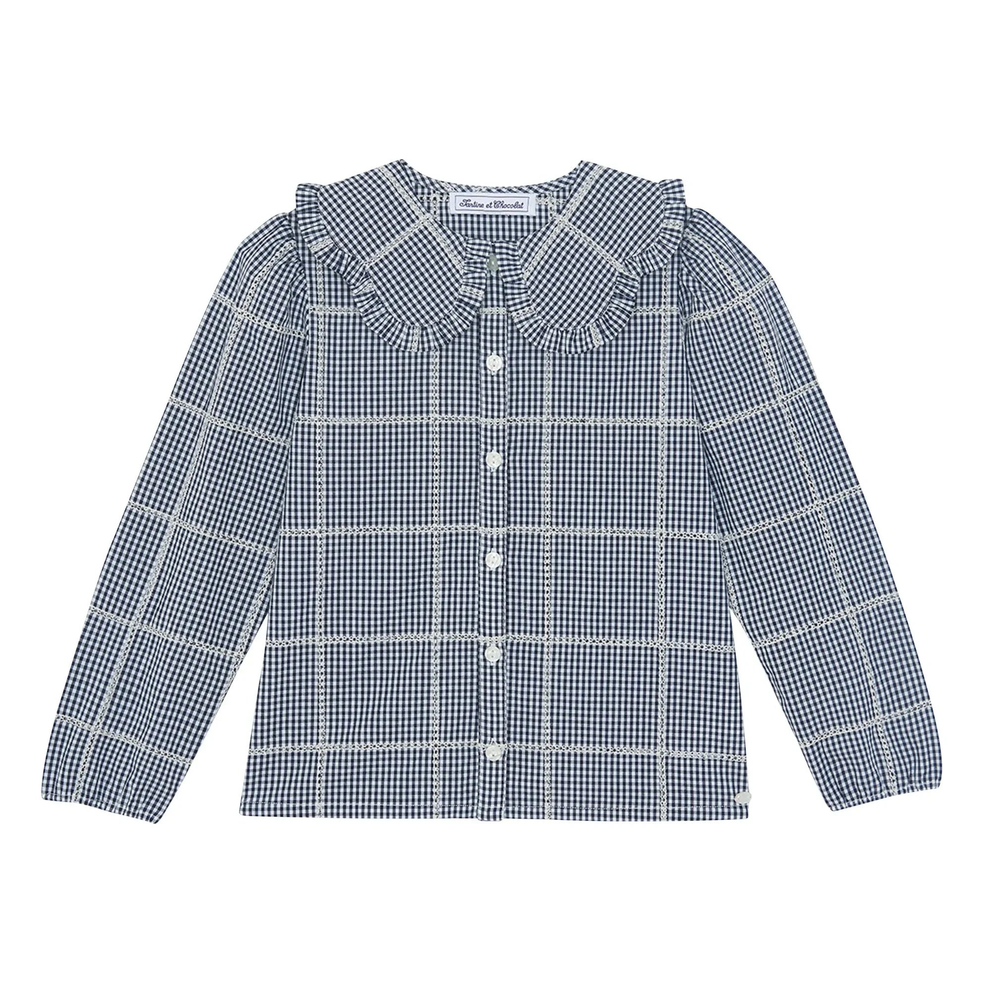 Tartine et Chocolat - Camisa con cuello Peter Pan | Crudo