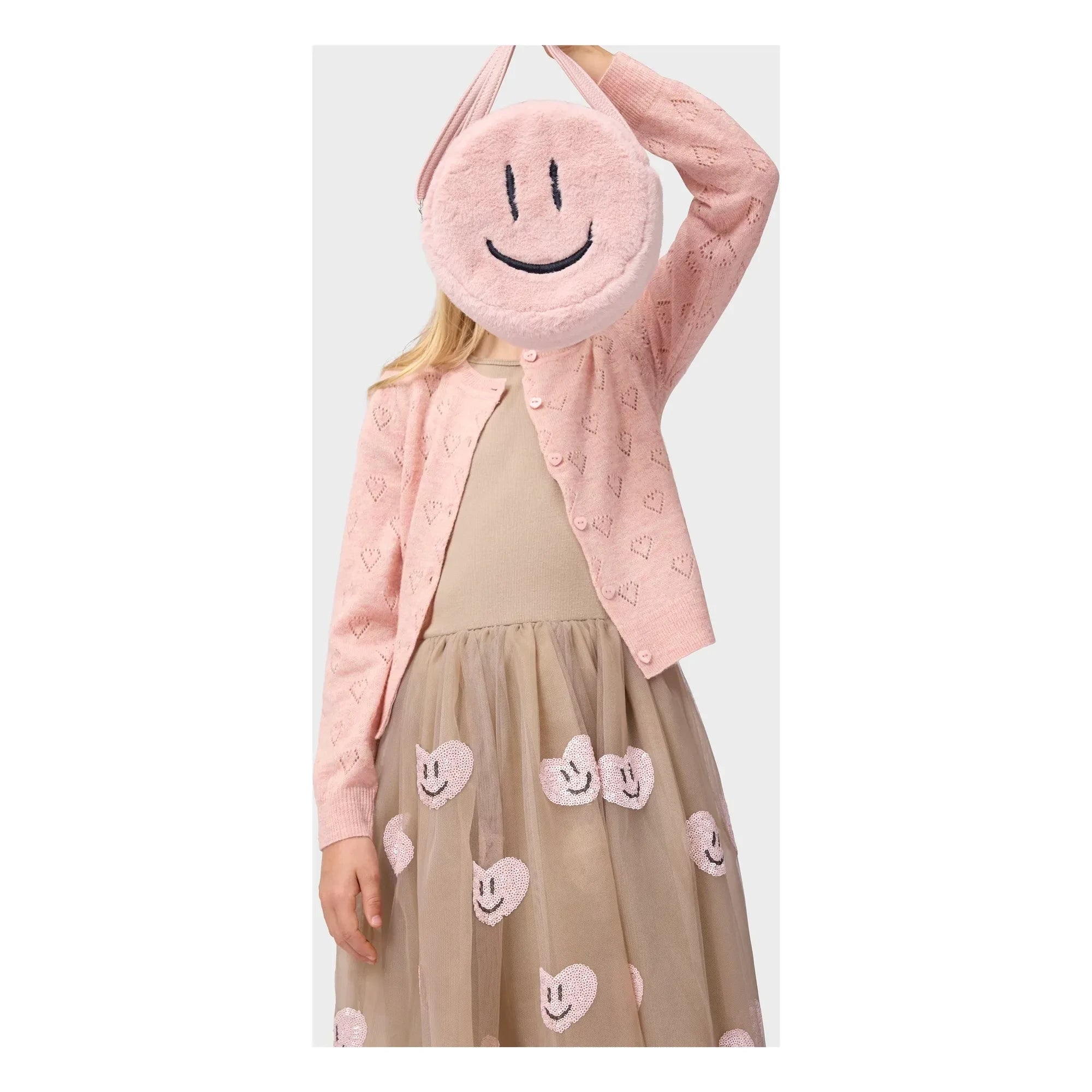 Molo - Chaleco Gillian Hearts | Rosa empolvado