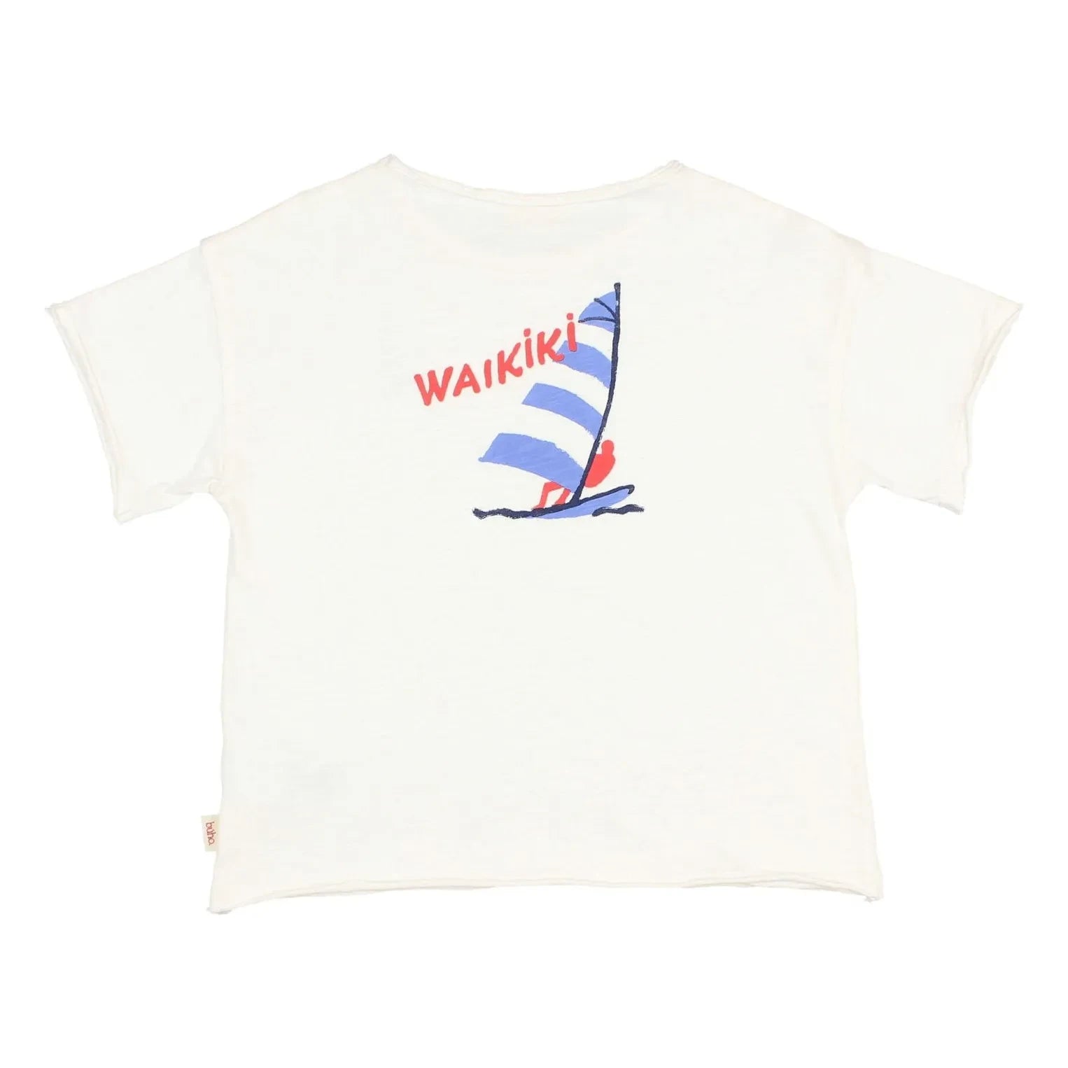 Búho - Camiseta de algodón orgánico Waikiki | Blanco
