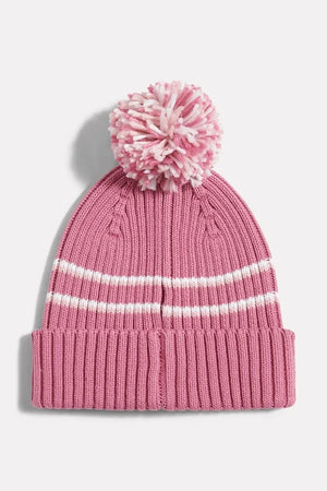Gorro New Balance de algodón con pompón para niños