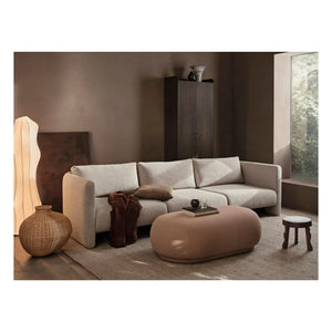 Ferm Living - Sofá modular derecho Dase bouclé | Beige