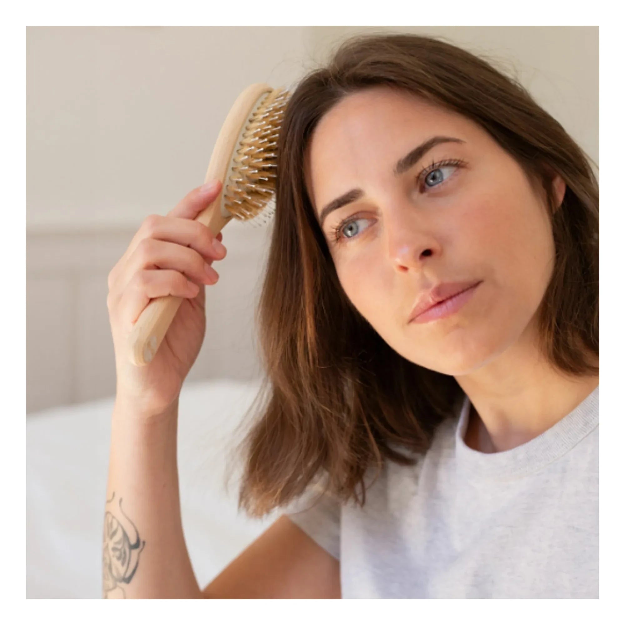 Bachca - Cepillo para el cuidado y el brillo del cabello | Bois clair