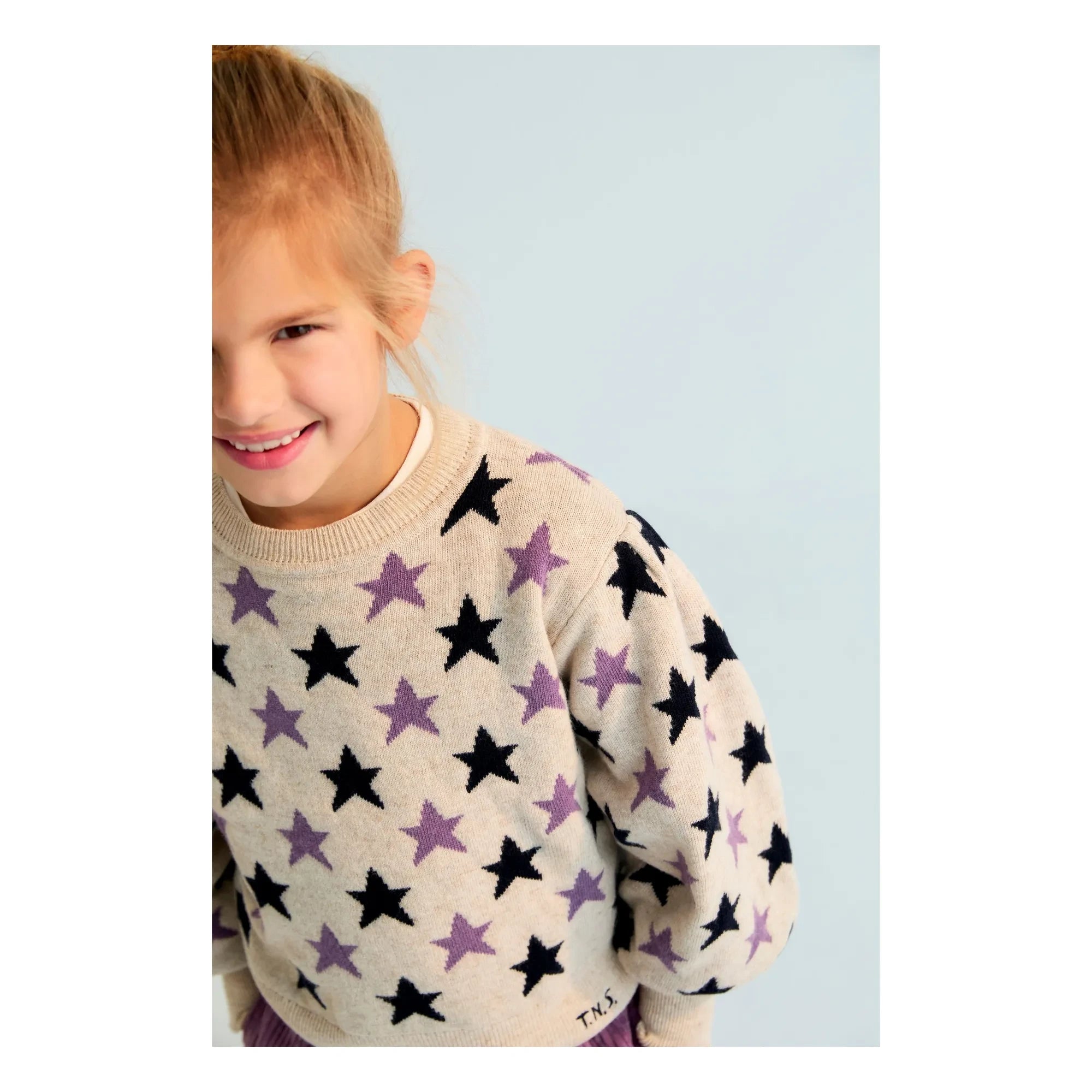 the new society - Ximena Etoiles Jersey de lana y fibras recicladas | Beige