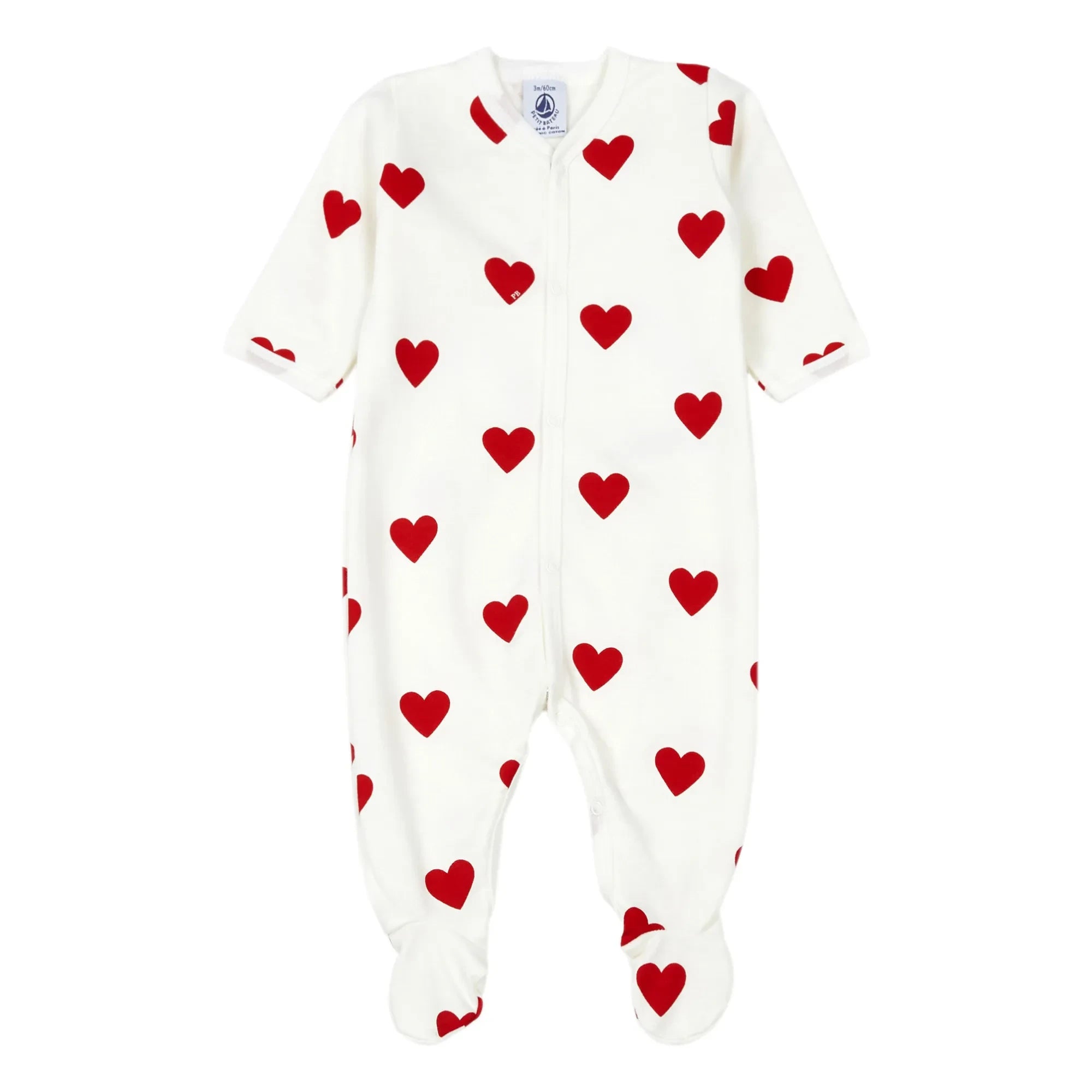 Petit Bateau - Pijama Mescoeurs | Blanco