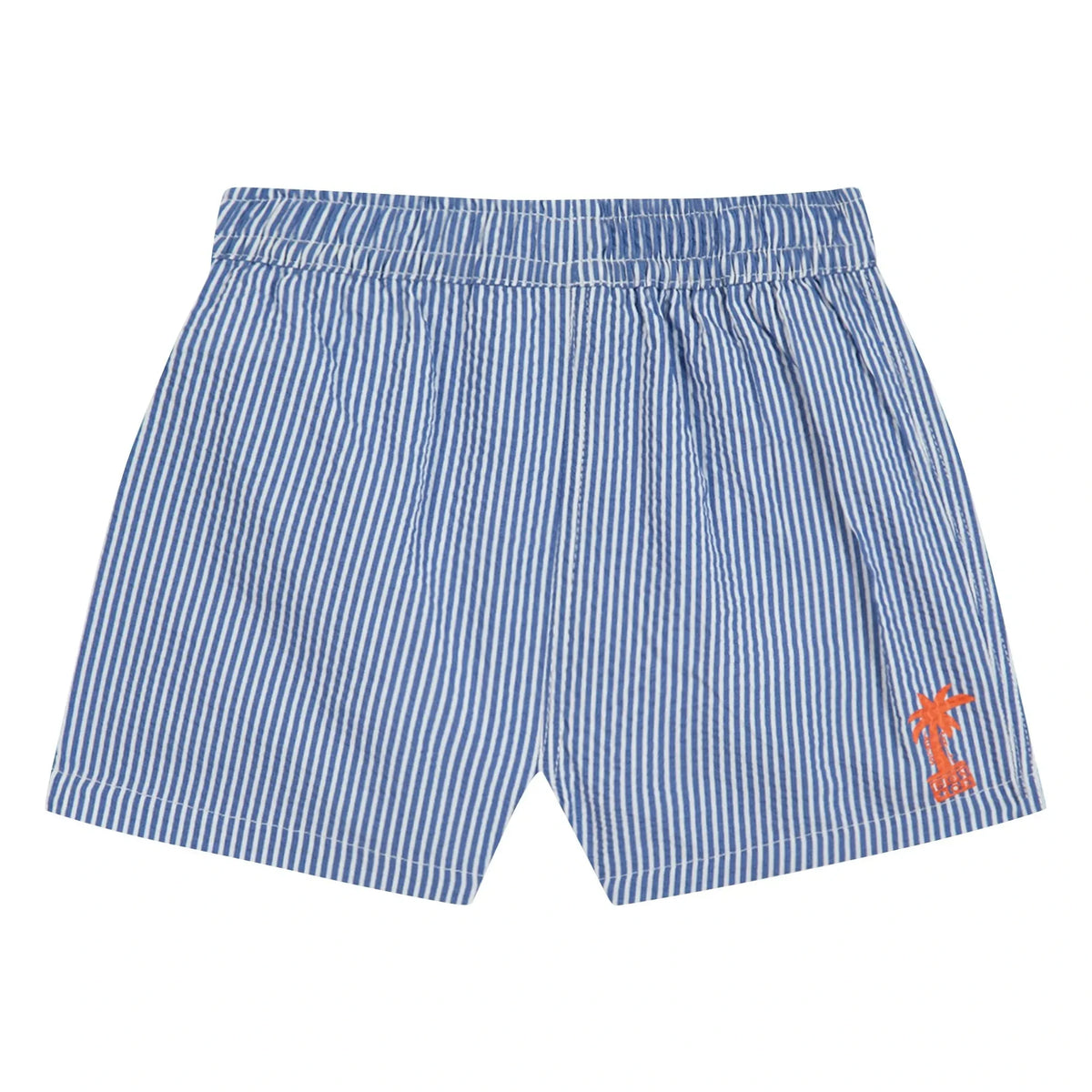 Bonton - Bañador de bebé a rayas | Azul azur