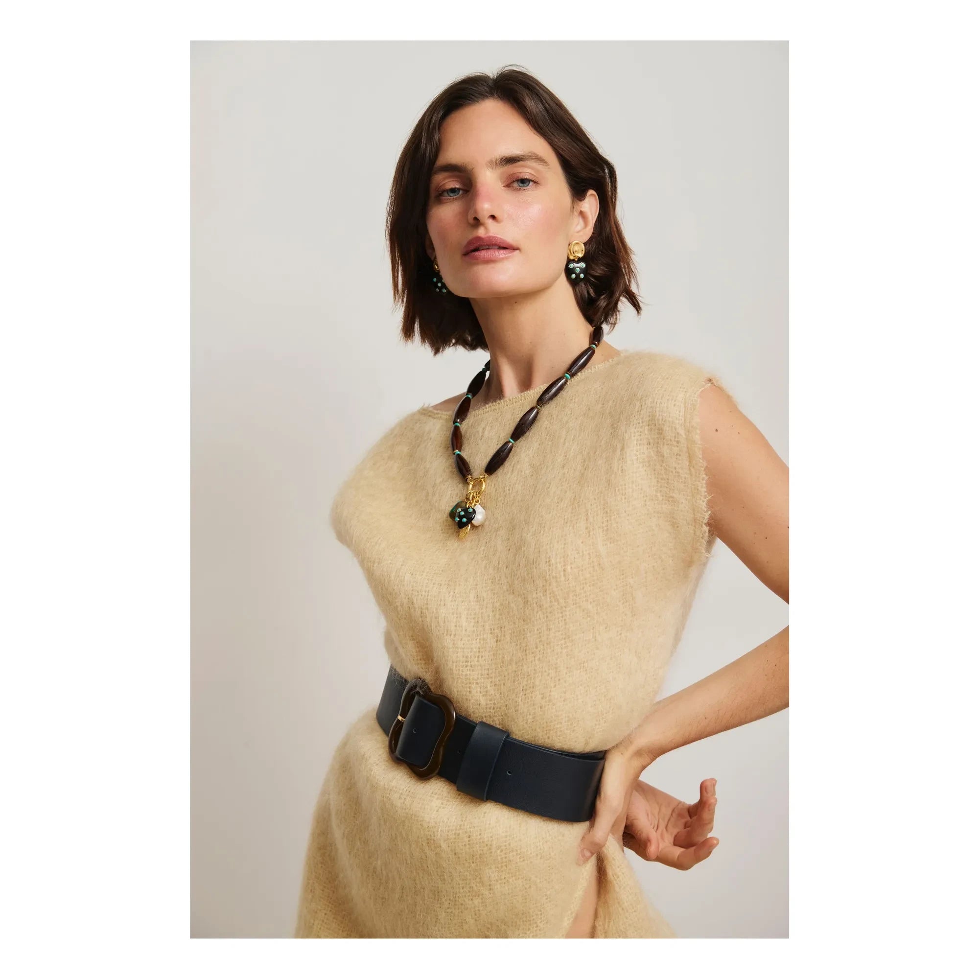 Lizzie Fortunato - Collar Marilla | Marrón Oscuro