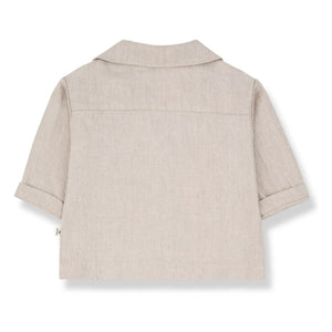 1+ in the family - Camisa de lino Perratallada | Beige
