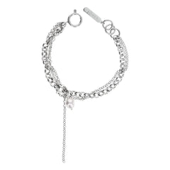 Justine Clenquet - Pulsera Richie | Plateada