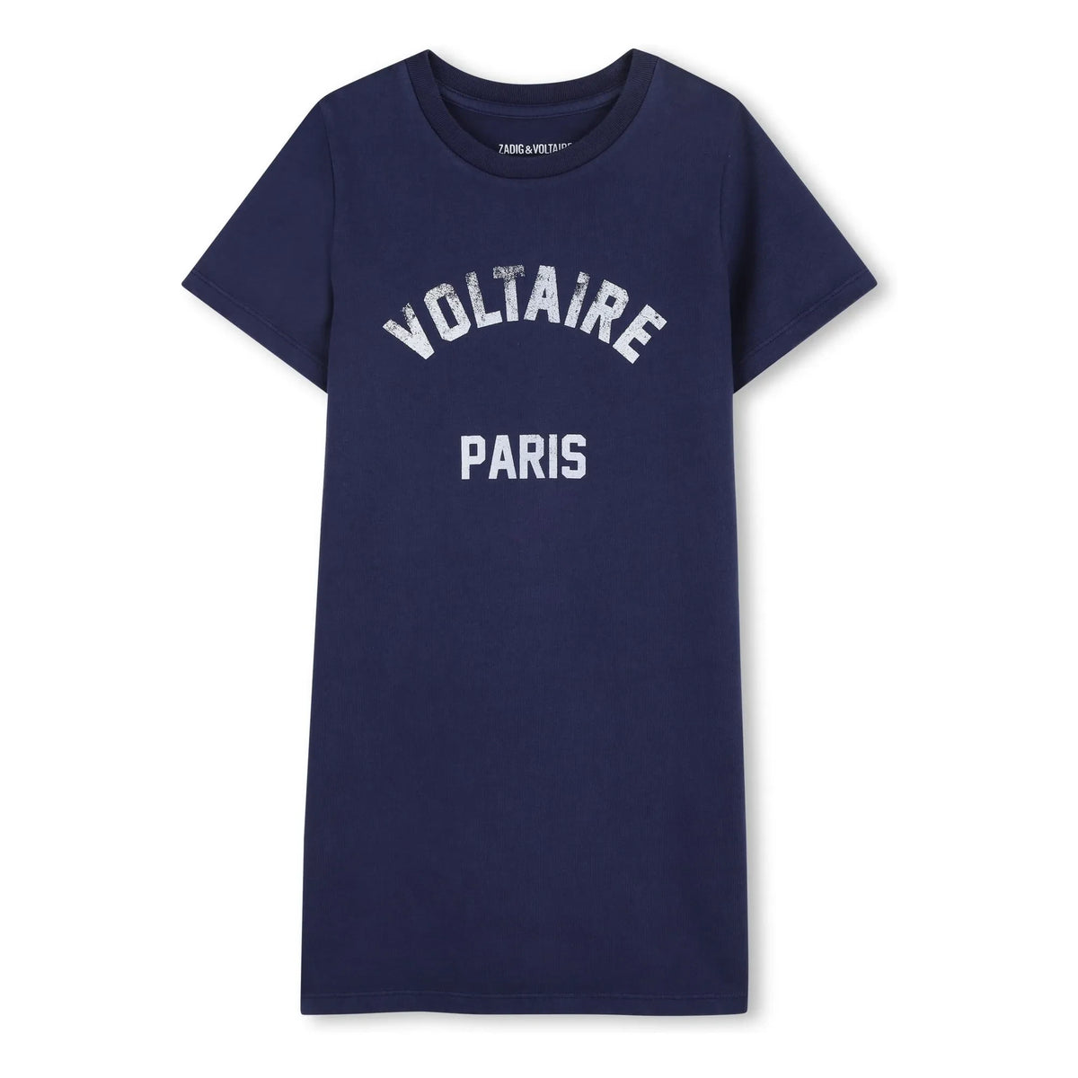Zadig & Voltaire - Vestido camiseta París | Azul Oscuro