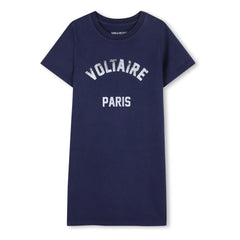 Zadig & Voltaire - T-shirt elbise Paris | Koyu Mavi