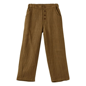 Pantalón de Lino Sullivan - Caramelo | Marrón