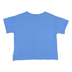 Búho - Camiseta de algodón orgánico Muz | Azul celeste