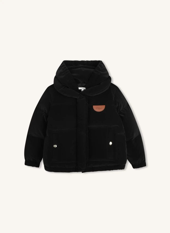Chloé - Abrigo con capucha | Negro